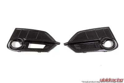 Revel GT Dry Carbon Front Fog Light Covers (Left & Right) Honda Civic Type-R 16-18 - 1TR4GT0AH13