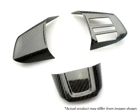 Revel GT Dry Carbon Steering Wheel Insert Covers Subaru WRX | STI 2015-2021