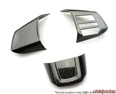 Revel GT Dry Carbon Steering Wheel Insert Covers Subaru WRX | STI 2015-2021 - 1TR4GT0AS21