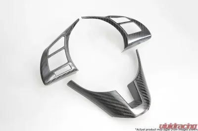 Revel GT Dry Carbon Steering Wheel Insert Covers Mazda Mazda 3 14-17 - 1TR4GT0BM02