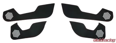 Revel GT Design Kick Panel Cover with Red Stitch Honda Civic Hatchback | Civic Type-R 2018-2021 - 1TR5GDAH01R