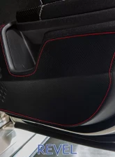 Revel GT Design Kick Panel Cover with Red Stitch Honda Civic Hatchback | Civic Type-R 2018-2021                                     - 1TR5GDAH01R - Image 3