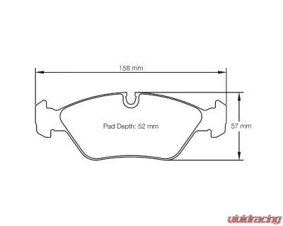 Pagid Racing Front Brake Pads RSL 29 Yellow BMW M3 E30 Evo I | II 1986-1992 - 1144 29