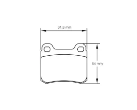 Pagid Racing Front/Rear Brake Pads RSH 42 Blue Mercedes 190 | Ginetta G15