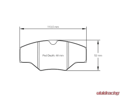 Pagid Racing Front Brake Pads RSL 29 Yellow Caterham Stock AP 1997 - 1265 29