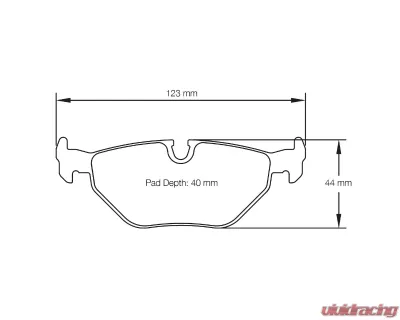 Pagid Racing Rear Brake Pads RSL 29 Yellow BMW - 1285 29
