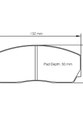 Pagid Racing Front/Rear Brake Pads RSL 1 Yellow Audi | Citroen | Mitsubishi | Peugeot | Renault                                     - 1361 RSL1 - Image 2