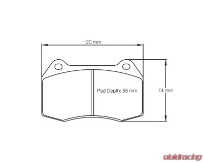 Pagid Racing Front Brake Pads RSL 29 Yellow Nissan 350Z Coupe Track | Skyline GTR - 1427 29