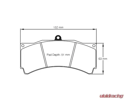 Pagid Racing Front Brake Pads RSL 29 Yellow BMW M3 E92 GT4 2009-2014 - 1538 29