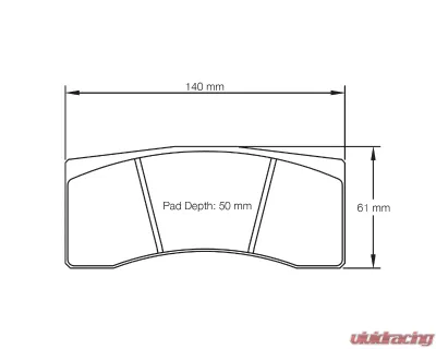 Pagid Racing Front and Rear Brake Pads RST 2 Red Audi S1 EKS RX Quattro 2018 - 1616 RST2