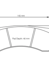 Pagid Racing Front and Rear Brake Pads RST 1 Red Ford Fiesta R5 Gravel Rally 2015                                     - 1617 RST1 - Image 2