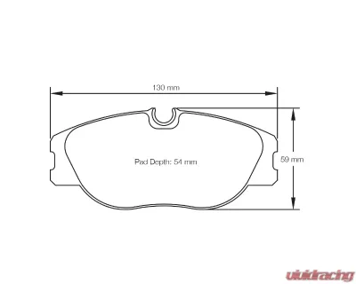 Pagid Racing Rear Brake Pads RSL 29 Yellow Renault Megane Coach 2.0 16V 1996-2002 - 1702 29