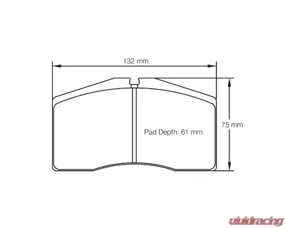 Pagid Racing Front Brake Pads RS 14 Blue Audi S8 1999-2002 - 1842 14