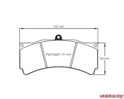 Pagid Racing Front Brake Pads RSL 1 Yelllow Ford Mustang Saleen S281 Extreme 2007 - 1903 RSL1