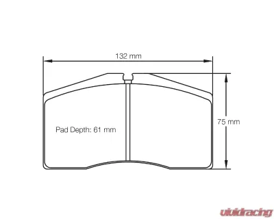 Pagid Racing Front Brake Pads RSL 29 Yellow Porsche 993 GT2 1995-1997 - 1908 29