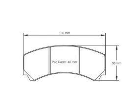 Pagid Racing Brake Pads RST 3  RedAP Racing CP3215 D42 Calipers