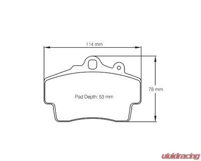 Pagid Racing Front Brake Pads RSL 29 Yellow Porsche Boxster 986 1996-2005 - 2407 29
