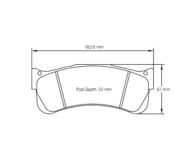 Pagid Racing Front/Rear Brake Pads RSL 3 Yellow Alpine | Ave-Riley | Ginetta