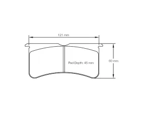 Pagid Racing Front Brake Pads RST 5 Red Opel Adam Rallye R2 2014