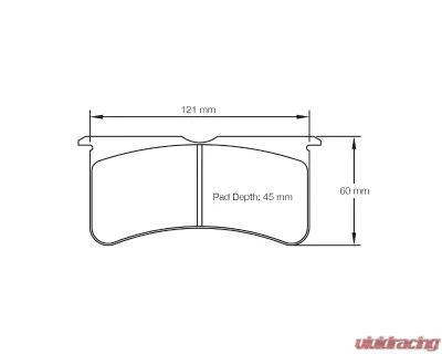 Pagid Racing Front Brake Pads RSL 1 Yellow Opel Adam Rallye R2 2014 - 2555 RSL1