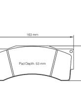 Pagid Racing Front Brake Pads RSL 1 Yellow BMW M235i Racing 2016                                     - 2688 RSL1 - Image 2