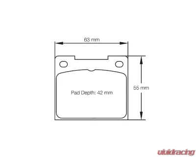 Pagid Racing Front/Rear Brake Pads RSH 29E Light Blue Caterham | Citroen | Cupra | Piper - 3102 H29E