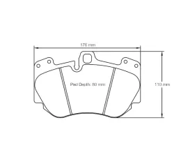 Pagid Racing Front Brake Pads RSC 2 Black Audi A8 D3 | R8 | S8