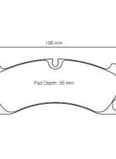 Pagid Racing Front Brake Pads RSL 1 Yellow Porsche Boxster Spyder 2015                                     - 4922 RSL1 - Image 2