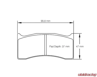 Pagid Racing Brake Pads RS 42 Blue Alcon SR | CAR22 4422 D37 - 8000 42