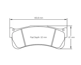 Pagid Racing Front Brake Pads RST 3Red Porsche 997 GT3 Cup S 2008-2012