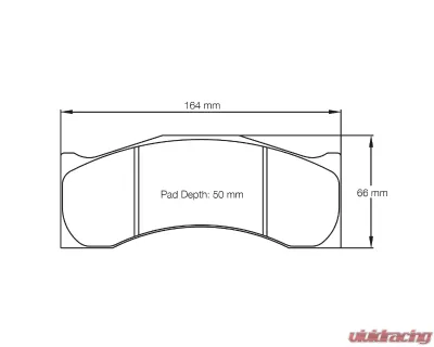 Pagid Racing Brake Pads RST 3 Red AP Racing CP6766 D50 Caliper - 8044 RST3