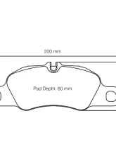 Pagid Racing Front Brake Pads RSL 29 Yellow Porsche 981 Boxster 2016                                     - 8074 29 - Image 2