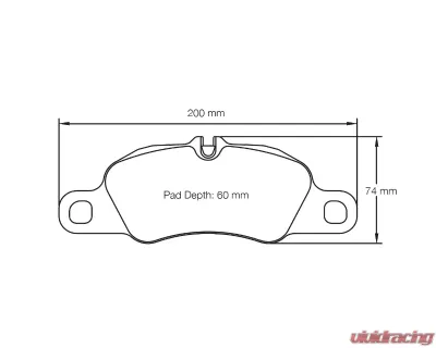 Pagid Racing Front Brake Pads RSL 29 Yellow Porsche 981 Boxster 2016 - 8074 29