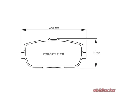 Pagid Racing Rear Brake Pads RSL 29 Fiat Abarth 124 Spider | Mazda MX-5 Miata NC - 8077 29