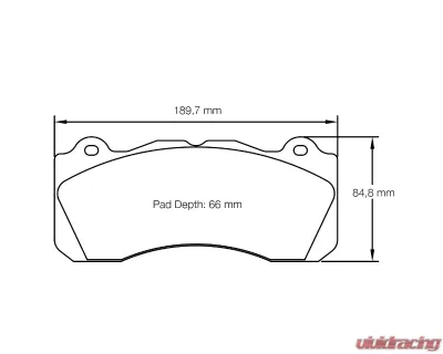 Pagid Racing Front Brake Pads RSL 29 Yellow Ford Mustang GT 2015+ - 8203 29