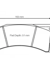 Pagid Racing Front/Rear Brake Pads RSL 2 Yellow Norma M30 LMP3 2017                                     - 8233 RSL2 - Image 2