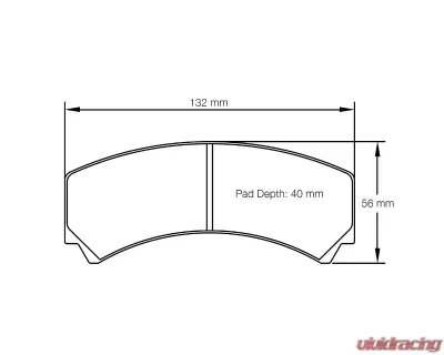 Pagid Racing Brake Pads RSL 1 Yellow AP Racing CP3215 D40 - 8237 RSL1