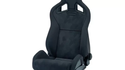 Recaro Black Nardo/Black Artista Passenger Cross Sportster CS 3 Point Seat w/ Grey Logo                                     - 414.00.2351 - Image 5