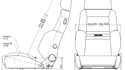 Recaro Expert M Reclineable Seat                                     - LTW.00.000.LR11 - Image 2