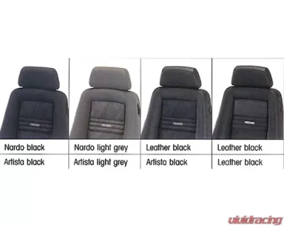 Recaro Ergomed ES Right Seat Black Leather and Vinyl|Black Leather Grey Logo CLEARANCE - 154.20.2541