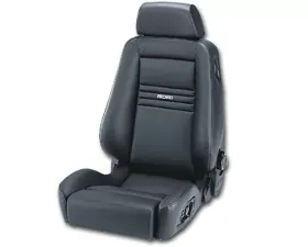 Recaro Ergomed ES Right Seat Black Leather and Vinyl|Black Leather Grey Logo CLEARANCE