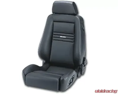 Recaro Ergomed ES Right Seat Black Leather and Vinyl|Black Leather Grey Logo CLEARANCE - 154.20.2541