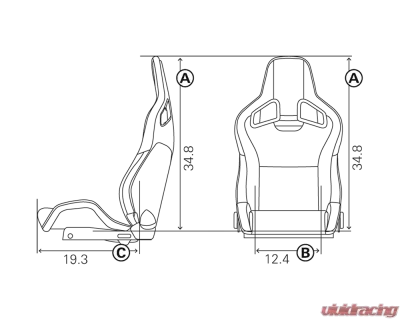 Recaro Sportster GT Reclineable Driver Seat - 410.1GT.3163