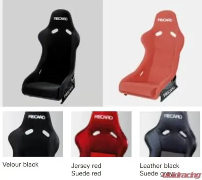 Recaro FRP Suede Grey Pole Position N.G. Racing Seat - 071.95.LS19-01