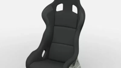 Recaro Velour Black GFRP ProFI XL Racing Seat                                     - 071.96.UU11-01 - Image 7