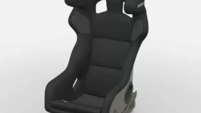 Recaro Velour Black SPA Kevlar-Carbon Fiber Pro Racer Racing Seat                                     - 071.36.0630-01 - Image 5