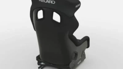 Recaro Velour Black SPA Kevlar-Carbon Fiber Pro Racer Racing Seat                                     - 071.36.0630-01 - Image 3