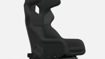 Recaro Velour Black SPA Kevlar-Carbon Fiber Pro Racer Racing Seat                                     - 071.36.0630-01 - Image 4