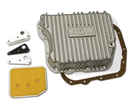 B&M Transmission Cast Deep Pan, Brushed Finish - TF727 518&61848RE Cummins