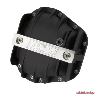 B&M Cast Aluminum Differential Cover for Dana 60/70 - Black - 11314